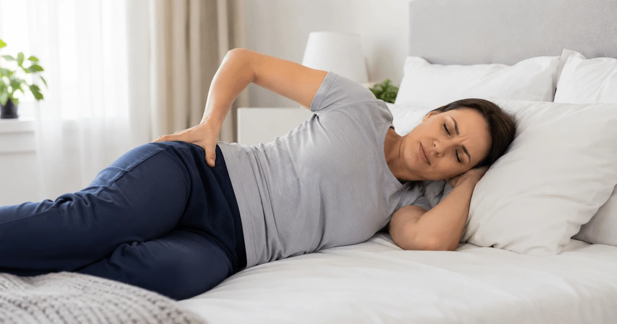 why your hip hurts when you lie on your side and how to sleep better